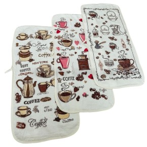 Рушник для рук Coffee фібра 25х50 см (114480)