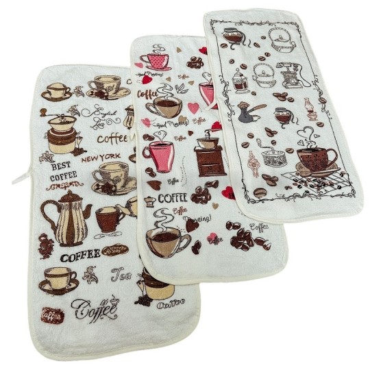 Рушник для рук Coffee фібра 25х50 см (114480)