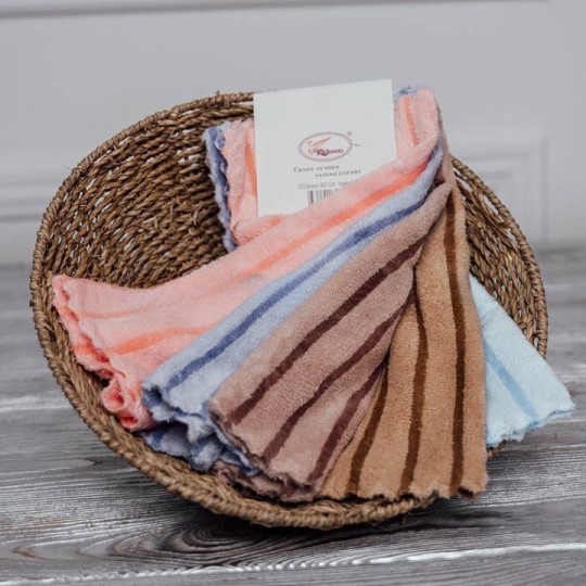 Салфетки Soft фибра 30×30 см 5 штук (115109)