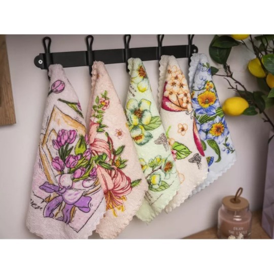 Полотенце для рук Цветы 25х50 см (114481)
