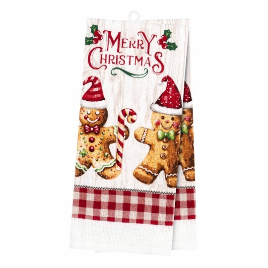 Набор полотенец Ardesto Christmas Gingerbread 38х63 см 2 штуки (ART3863HG)