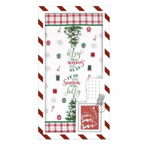 Подарунковий набір рушничків Ardesto Christmas Tree 38х63 см 2 штуки (ART3863HTB)