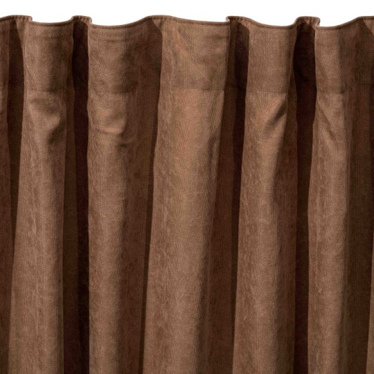 Штора Ardesto 150×270 см микровелюр шоколадная