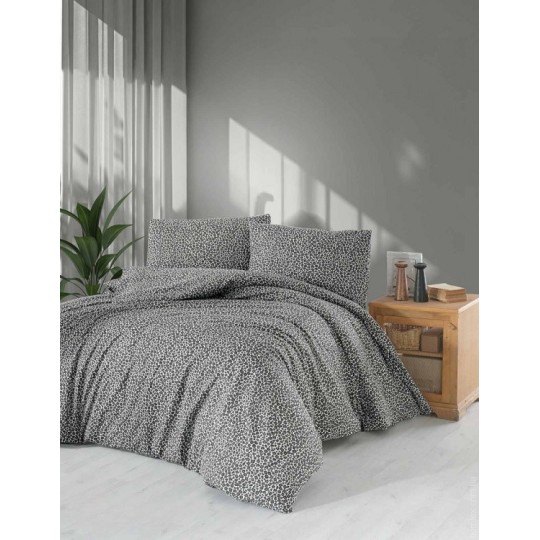 Комплект постільної білизни Viluta Cotton Collection Фланель Полуторний Мікс