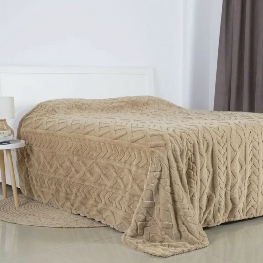Покрывало ТЕП Soft Angora 240х260 см Микс