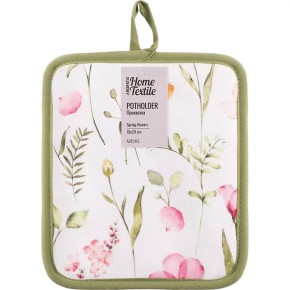 Прихватка Ardesto Spring flowers 18х20 см білий (ART04FL)