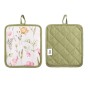 Набор прихваток Ardesto Spring flowers 2 штуки 18х20 см 18х30 см белый (ART14FL)