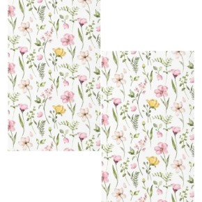 Набор полотенец для кухни Ardesto Spring flowers 38х63 см 2 штуки белый (ART3863FL)