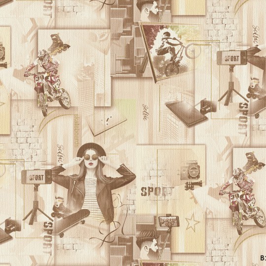 Обои Модница 2345-02 В121 Славянские обои 1.06х10.05 м