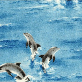 Обои 284-02 эксклюзив дельфин голубой 0,53 * 10м