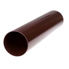 Водостічна труба 100/4000 коричнева (Інсталпласт)