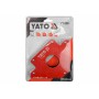 Струбцина магнитная YATO для сварки 122х190х25 мм, 34 кг, Ø=46 мм (YT-0865)