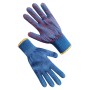 Перчатки seVen рабочие трикотажные синие из ПВХ 10 кл 7117 (69345)