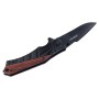 Нож раскладной 120мм (рукоятка комбинированная, металл-дерево) (4375801)
