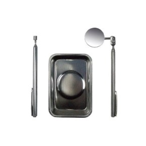 Набір магнітних аксесуарів S&R 3шт.: тарілка, дзеркало, тримач телескопічний (290703000)