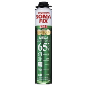 Піна монтажна SOMA FIX проф MEGA 65 Plus (850мл) 