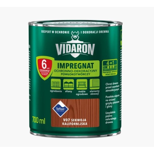 Захист VIDARON IMPREGNAT каліфорнійська секвоя V07 700 мл