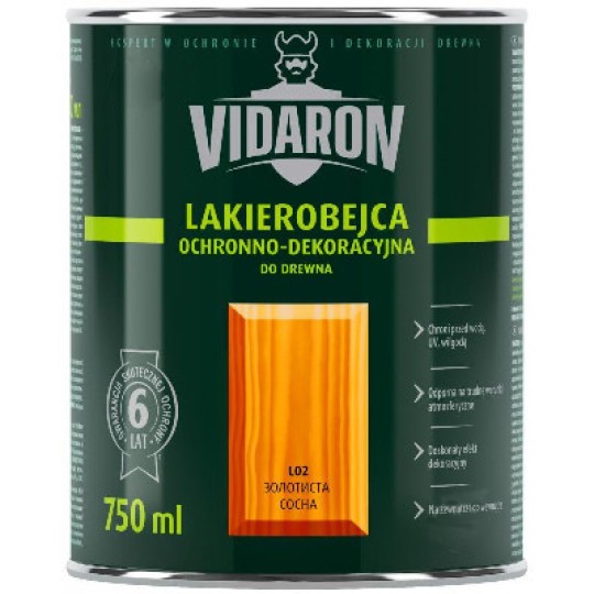 Защита VIDARON LAKIEROBEJCA золотая сосна L02 гл. 750 мл