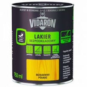 Захист VIDARON LAKIER B/P DO PARKIETU безбарвний напівматовий 2,5 л