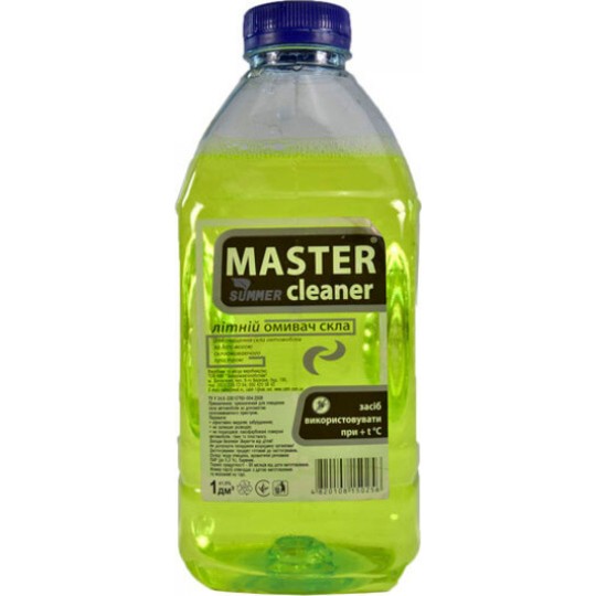 Омивач скла Мaster cleaner зелений екзотик (літній) 1л.