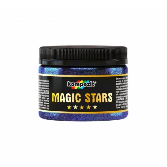 Гліттер Kompozit MAGIC STARS блакитне сяйво 60 г