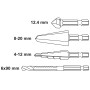 Свердла універсальні YATO з 6-гранним HEX хвостовиком, 4 елементи (YT-44705)