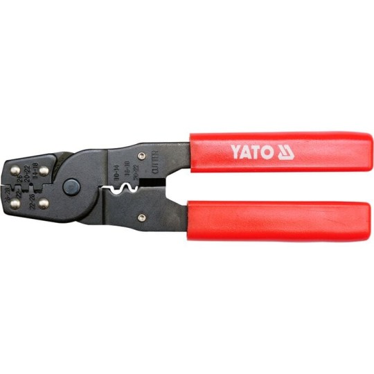 Клещи для обжима и зачистки проводов YATO, L=180 мм (YT-2256)