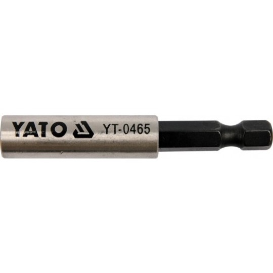 Держатель магнитный отверточных насадок YATO : 1/4", L= 60 мм (YT-0465)