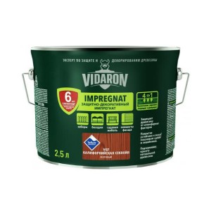 Защита VIDARON IMPREGNAT калифорнийская секвойя V07 2,5 л (27574)