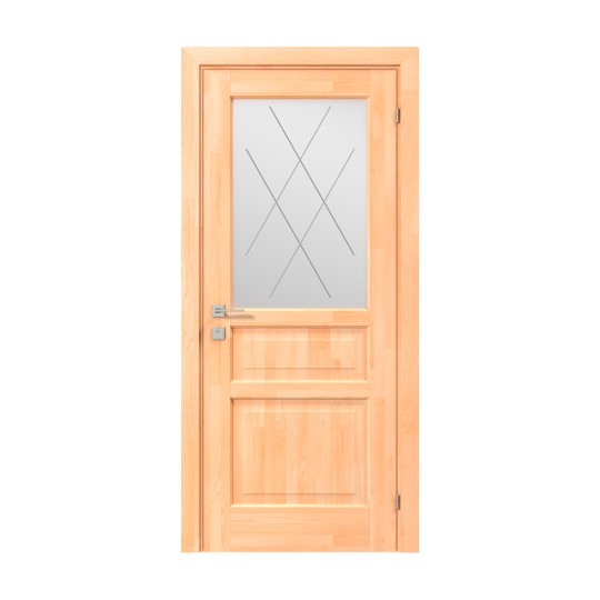 Полотно дверне Woodmix Praktic напівскло 800/2000/36 (WPS0 XXX 800/2000/36 S5 XXX)