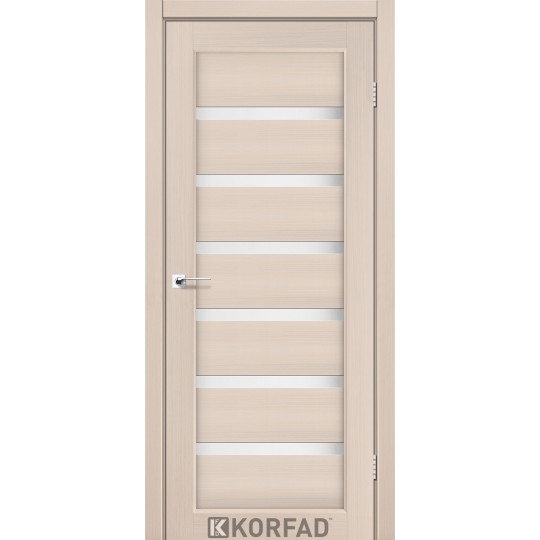 Дверне полотно PR-01, 600 х 2000, білений дуб (Korfad)