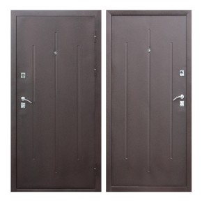 Двері металеві Стройгост. 7-2 Метал/Метал 3 петлі (860L) мінвата (Тарімус)