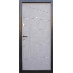Двері Qdoors Преміум Kale Акцент 950 Л бетон темний / бетон сірий