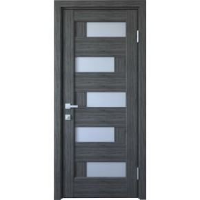 Дверное полотно Новый стиль Пиана 90 см Grey new + стекло (156159)