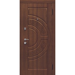 Двері Оптіма Адамант, горіх шоколадний, 860, L, хром РОЗЕТ