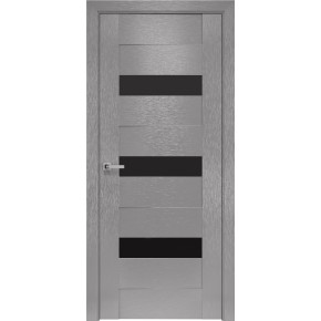 Дверне полотно Шовк "Відень" 600 х-хром + скло BLK (157466)