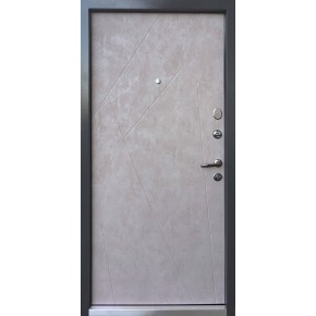 Двері Qdoors Ультра Флеш 850 Ліві мармур темний/бетон бежевий
