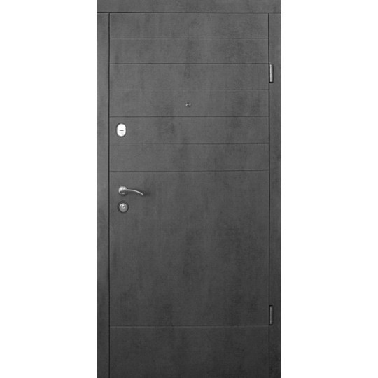 Дверь Qdoors Эталон Стела 850 правая, бетон темный