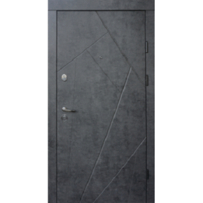 Двері Qdoors Ультра Флеш 950 ліві мармур темний/бетон бежевий