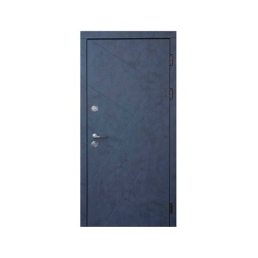 Двері Форт-М Тріо Авалон 860 праві Вулиця бетон антрацит + нержавіючий поріг