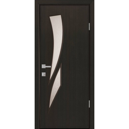 Дверное полотно Новый стиль Камея 70 см Венге new + Р3 (33345)