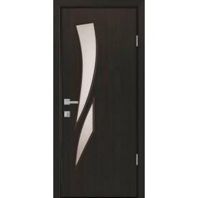 Дверное полотно новый стиль Камея 80 см Венге new + Р3 (33346)