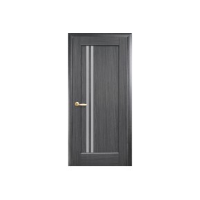 Дверне полотно Новий стиль Делла 90 см Grey + скло (33626)