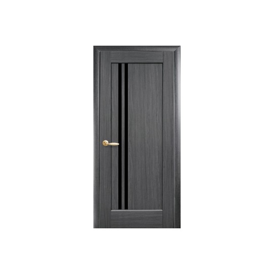 Дверное полотно Новый стиль Делла 60 см Grey + стекло BLK (33643)