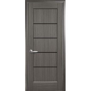  Дверное полотно Новый стиль Мира 70 см Grey + стекло BLK (33648)
