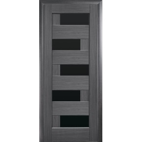 Дверне полотно Новий стиль Піана 90 см Grey + скло BLK (33654)