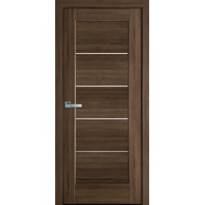Дверное полотно Новый стиль Мира 90 см Золотая ольха + стекло (27397)