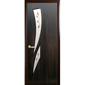Дверное полотно Новый стиль Камея 90 см Каштан + Р1 (45798)