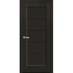 Дверное полотно Новый стиль Мира 80 см Венге new + стекло BLK (2150) (48889)
