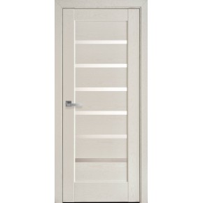 Дверное полотно Новый стиль Линнея 70 см Патина + стекло (49520)